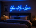 You + Me = Love Neon Light