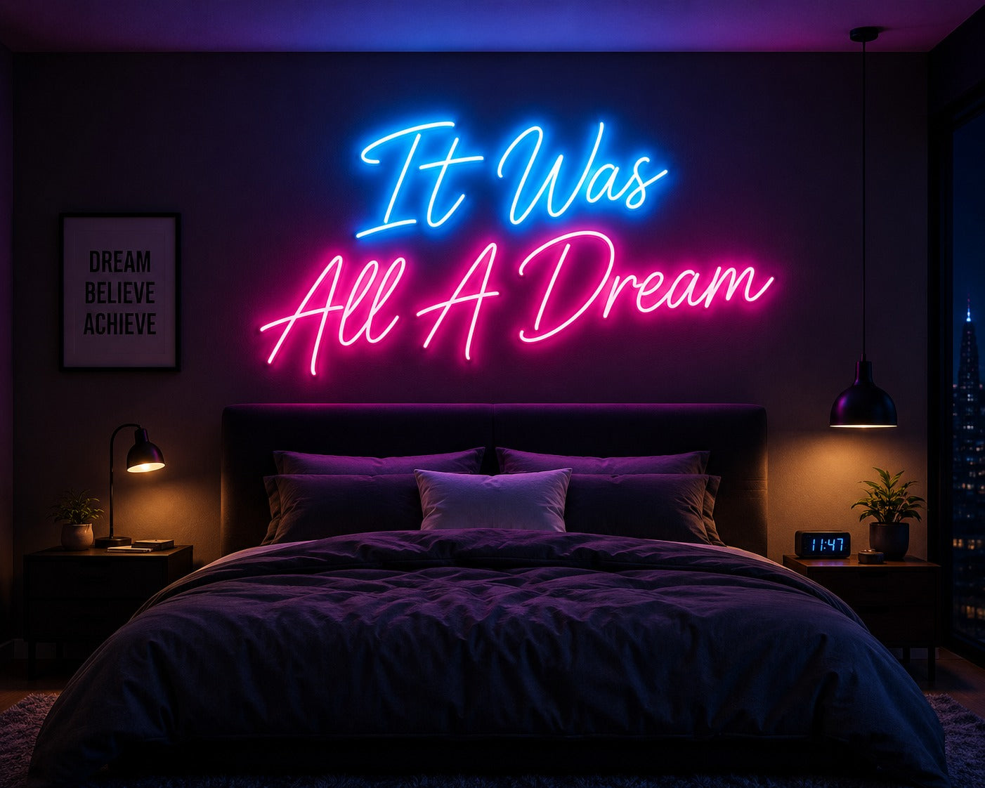 It Was All A Dream Neon Light