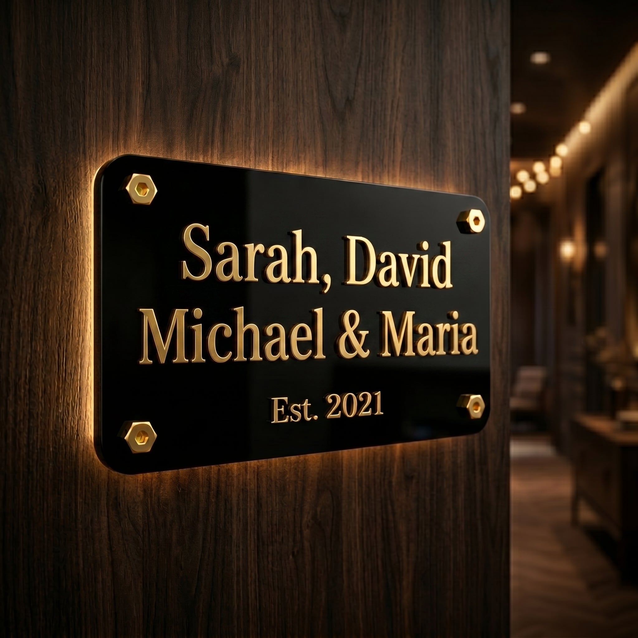 Customize Name Plate